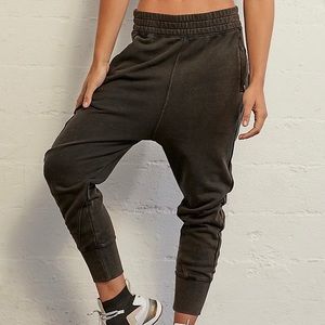 Free People June Bug Joggers Medium Black